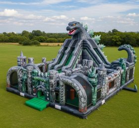 T6-6461 Cidade Divertida Inflável com Tema Godzilla