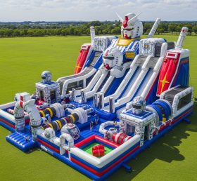 T6-6471 Funcity Inflável Tema Gundam
