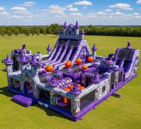 T6-6473 Cidade Divertida Inflável com Tema de Halloween