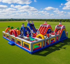 T6-6494 Cidade Divertida Inflável com Tema Looney Tunes