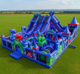 T6-6548 Tema PJ Masks Cidade Inflável
