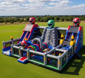 T6-6555 Cidade Divertida Inflável com Tema Power Rangers