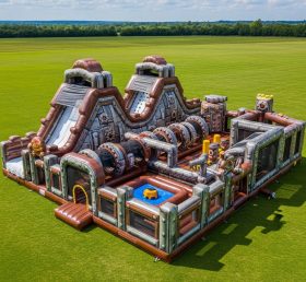 T6-6569 Cidade Divertida Inflável com Tema Rusty Rivets