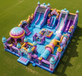 T6-6581 Cidade Divertida Inflável com Tema Shimmer & Shine