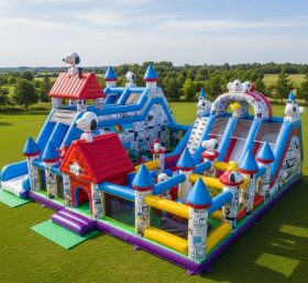 T6-6584 Cidade Divertida Inflável Tema Snoopy