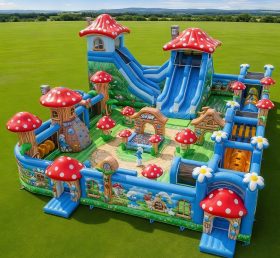 T6-6621 Cidade Divertida Inflável dos Smurfs