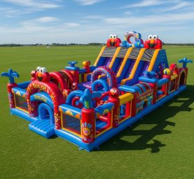 T6-6626 Tema Tickle Me Elmo Cidade Inflável