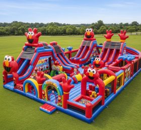 T6-6629 Tema Tickle Me Elmo Cidade Inflável