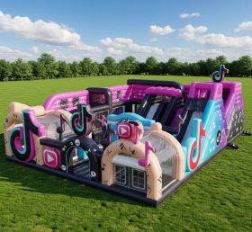 T6-6630 Funcity Inflável com Tema TikTok