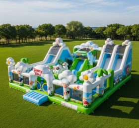 T6-6631 Cidade Divertida Inflável com Tema Timmy Time