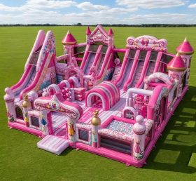 T6-6676 Parque Inflável Tema Barbie