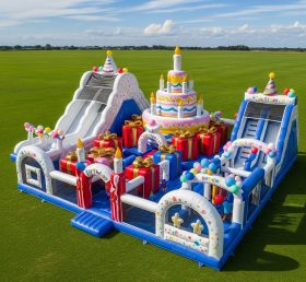 T6-6679 Parque Inflável com Tema de Aniversários