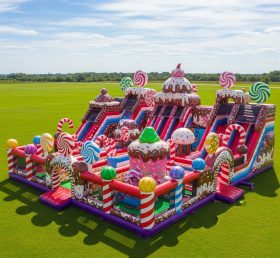 T6-6683 Parque Inflável com Tema de Doces
