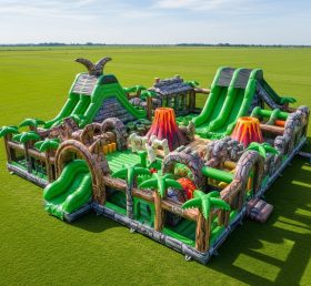 T6-6694 Parque Inflável com Tema de Dinossauro
