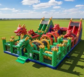 T6-6705 Parque Inflável com Tema de Dragão