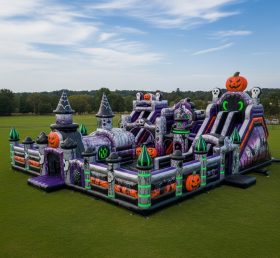 T6-6740 Parque Inflável com Tema de Halloween
