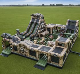 T6-6755 Parque Inflável com Tema Estilo Militar