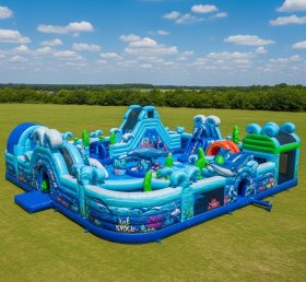 T6-6761 Parque Inflável com Tema Oceânico