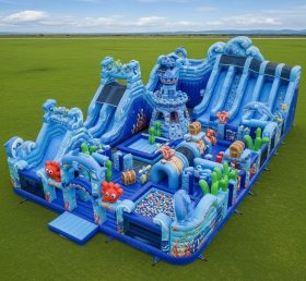 T6-6765 Parque Inflável com Tema Oceânico