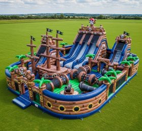 T6-6781 Parque Inflável com Tema de Piratas