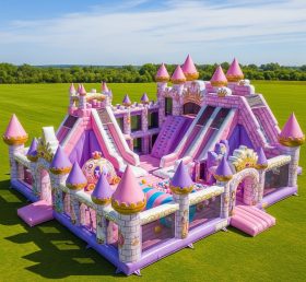 T6-6785 Parque Inflável com Tema de Festas de Princesa