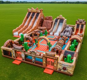 T6-6811 Parque Inflável Tema Faroeste