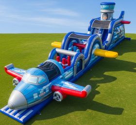 T7-3693 Curso de Obstáculos Insuflável com Tema de Avião