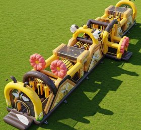 T7-3709 Pista de Obstáculos Inflável com Tema de Abelha