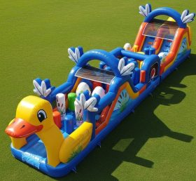 T7-3781 Pista de Obstáculos Inflável com Tema de Pato