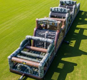T7-3904 Pista de Obstáculos Inflável com Tema Militar