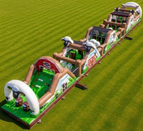 T7-3998 Pista de Obstáculos Inflável com Tema de Ovelha