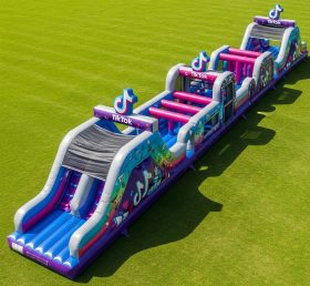 T7-4029 Pista de Obstáculos Inflável com Tema do TikTok