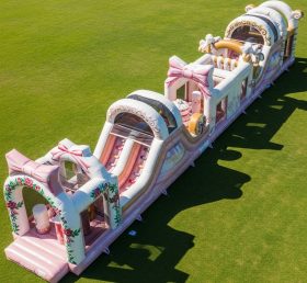 T7-4057 Pista de Obstáculos Insuflável com Tema de Casamento