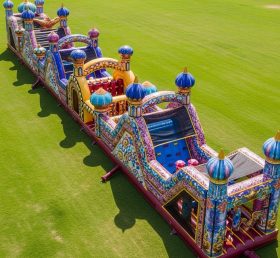 T7-4089 Obstáculo Inflável com Tema de Aladdin