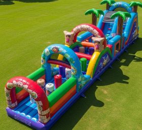 T7-4160 Pista de Obstáculos Inflável com Tema da Dora