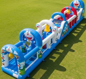 T7-4167 Curso de Obstáculos Inflável Temático Doraemon