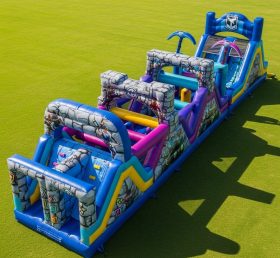 T7-4174 Percurso de Obstáculos Inflável com Tema Fortnite