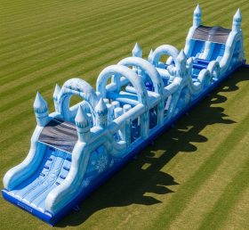 T7-4178 Pista de Obstáculos Insuflável com Tema Frozen