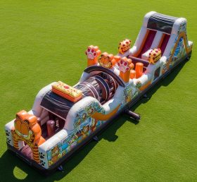 T7-4181 Curso de Obstáculos Inflável Tema Garfield