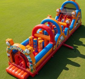 T7-4184 Curso de Obstáculos Inflável Tema Garfield