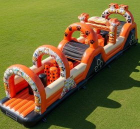T7-4185 Curso de Obstáculos Inflável com Tema Garfield