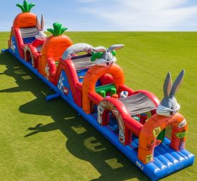 T7-4230 Curso de Obstáculos Inflável com Tema Looney Tunes
