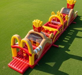 T7-4236 Curso de Obstáculos Inflável com Tema McDonald
