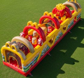 T7-4237 Curso de Obstáculos Inflável com Tema McDonald