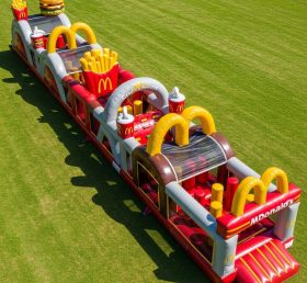 T7-4238 Curso de Obstáculos Inflável com Tema McDonald