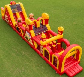 T7-4239 Curso de Obstáculos Inflável com Tema McDonald