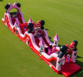 T7-4241 Curso de Obstáculos Inflável com Tema Mickey e Minnie