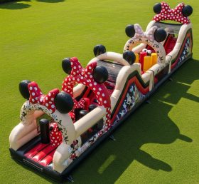 T7-4244 Obstáculo Inflável Temático Mickey & Minnie
