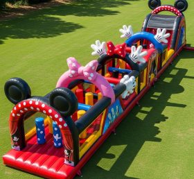 T7-4247 Pista de Obstáculos Inflável com Tema Mickey & Minnie