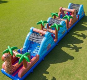 T7-4263 Curso de Obstáculos Inflável Tema Moana